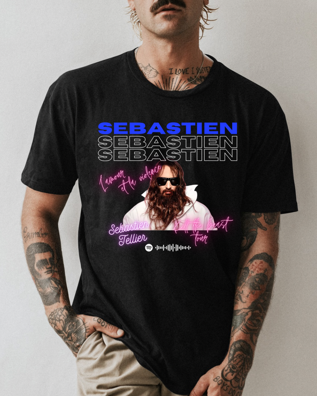 Playera Sébastien Tellier — L'Amour et la Violence 1