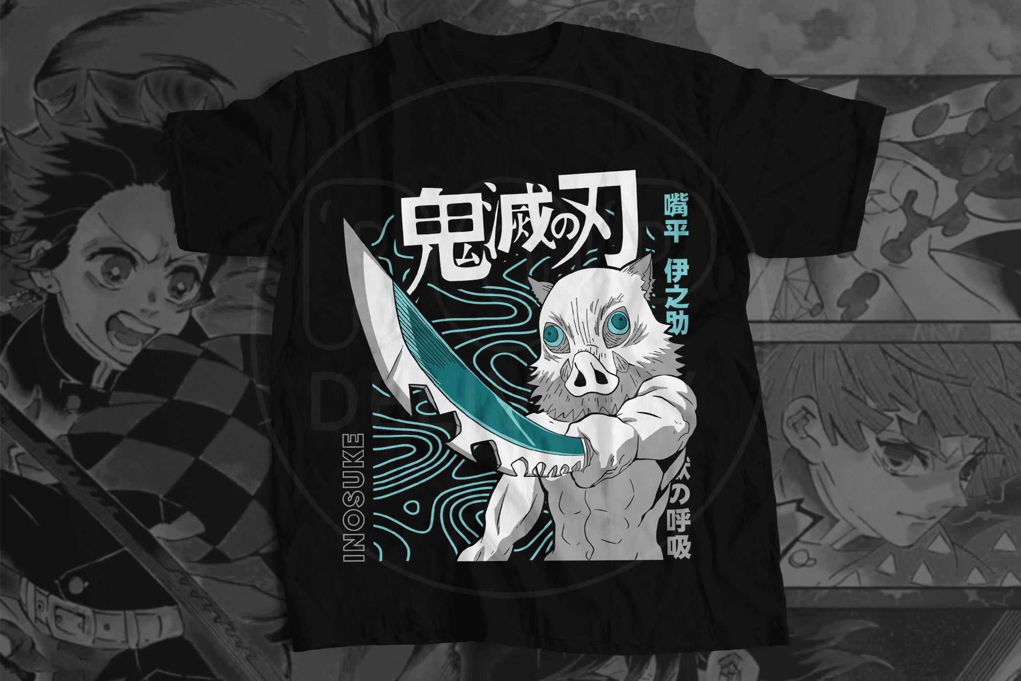 Playera Inosuke – Demon Slayer Edition