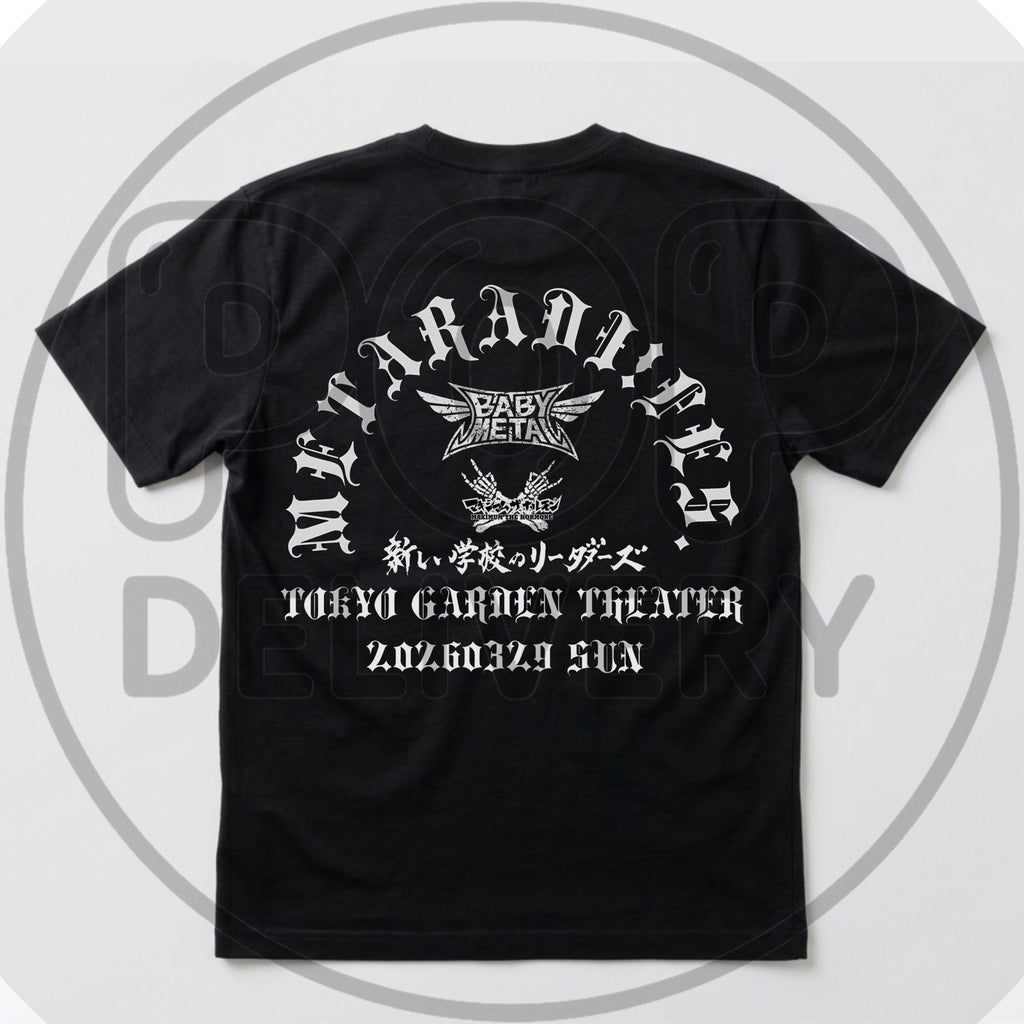 Playera Baby Metal x Maximun the hormone X Atarashii Gakko Mexico
