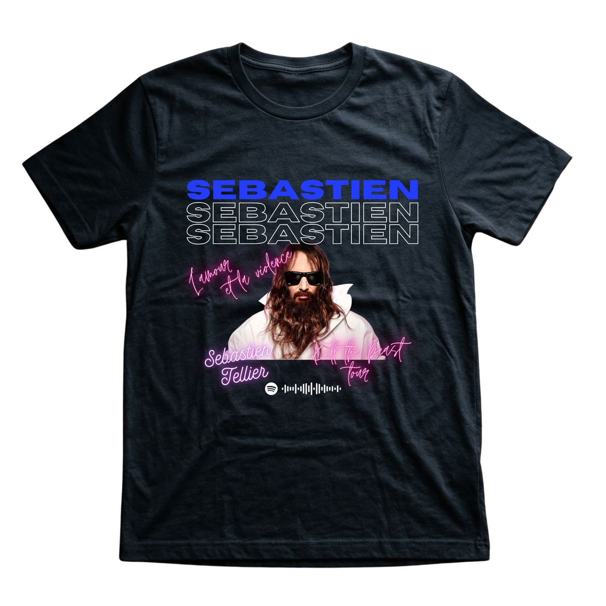 Playera Sébastien Tellier — L'Amour et la Violence 1