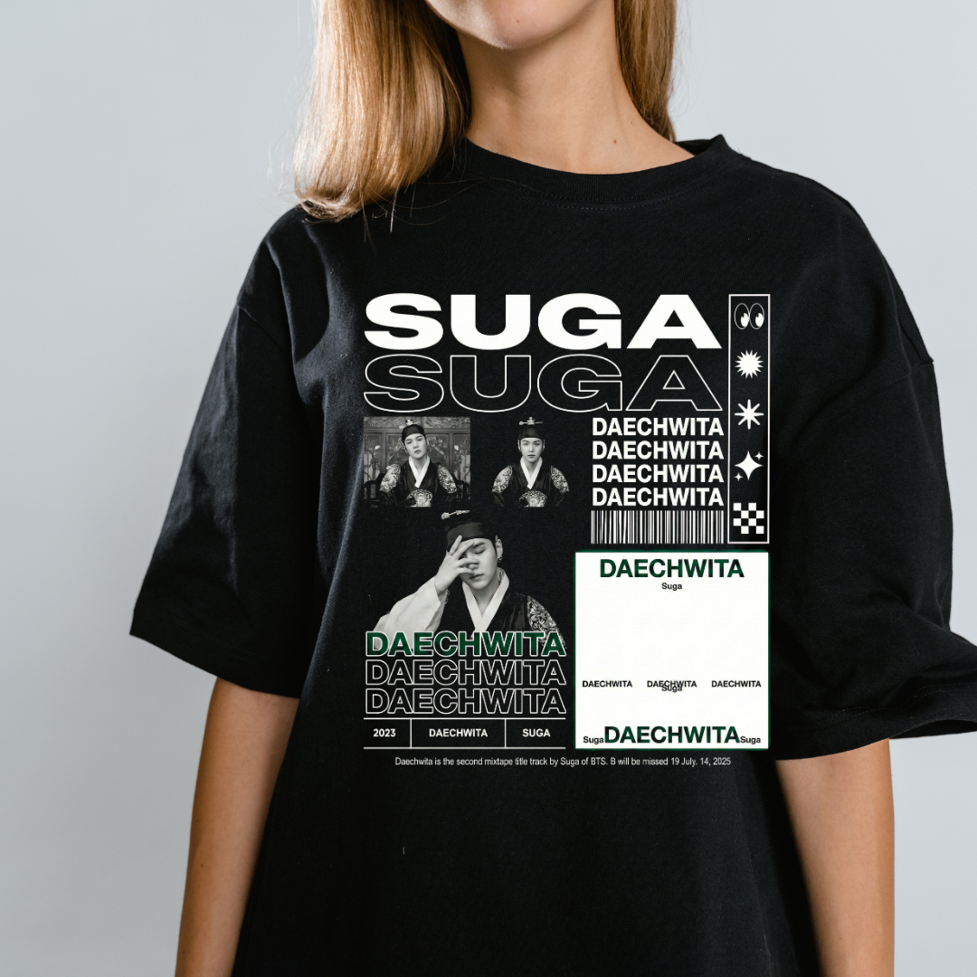 Playera Suga – BTS Fan Edition