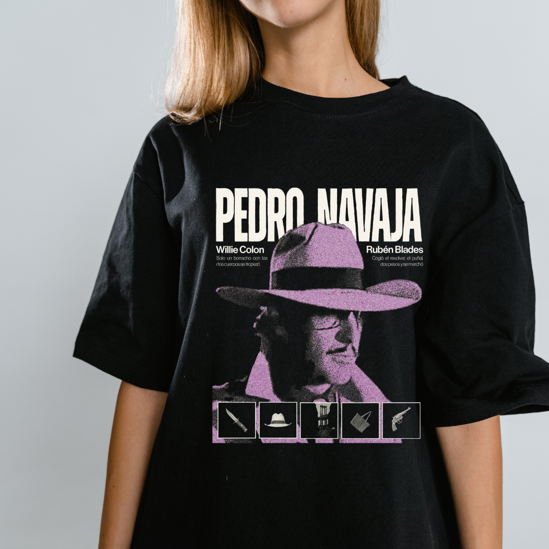 Playera “Pedro Navaja” – Edición Salsa Legendaria