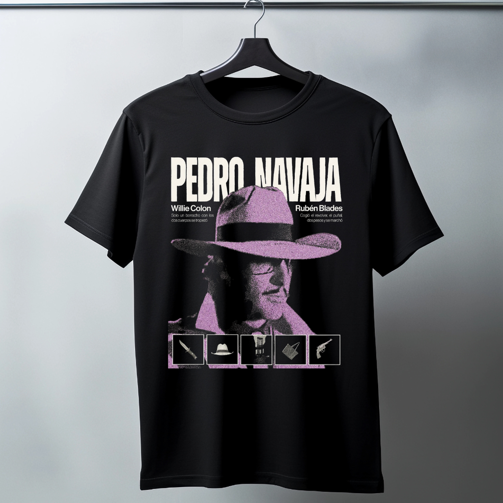 Playera “Pedro Navaja” – Edición Salsa Legendaria