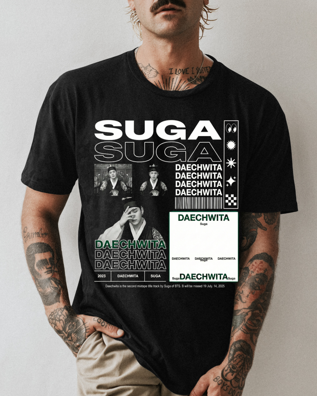 Playera Suga – BTS Fan Edition