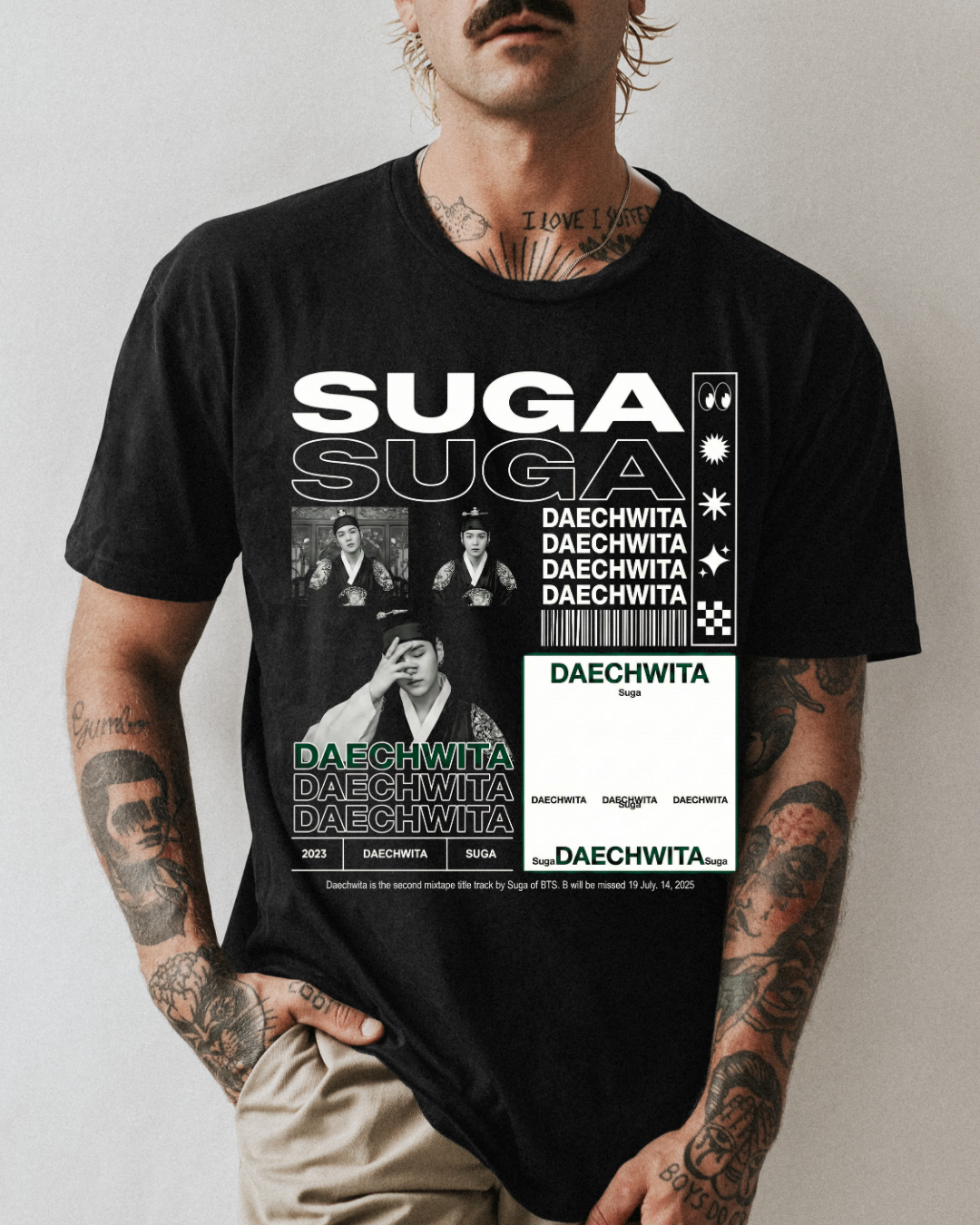 Playera Suga – BTS Fan Edition