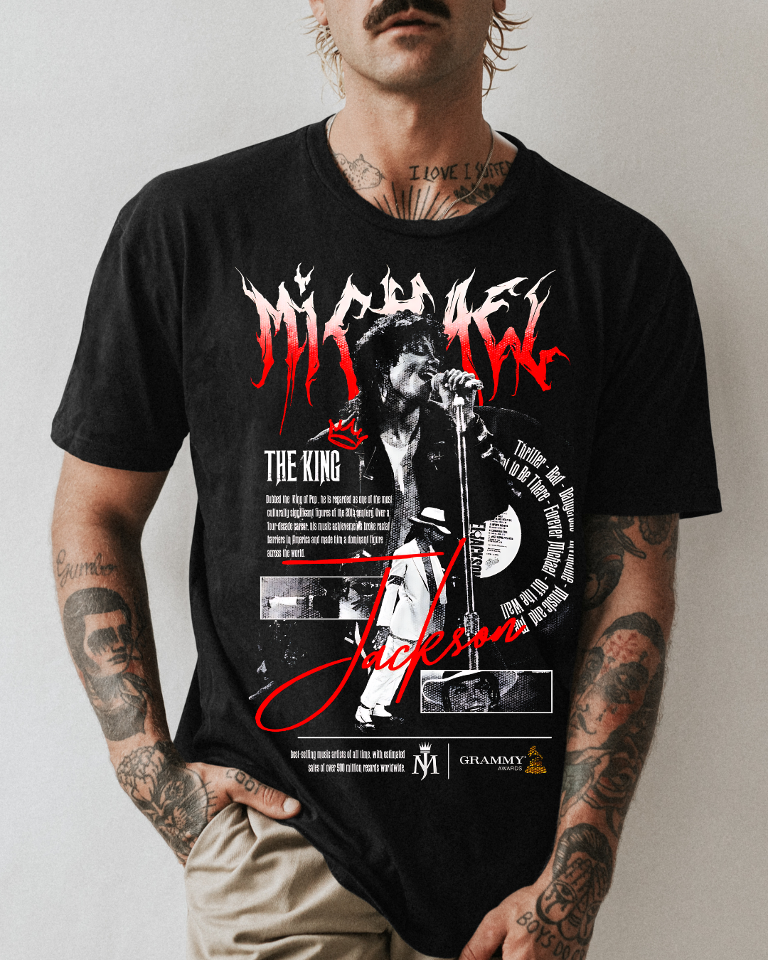 Playera Michael Jackson – Tribute Movie Drop