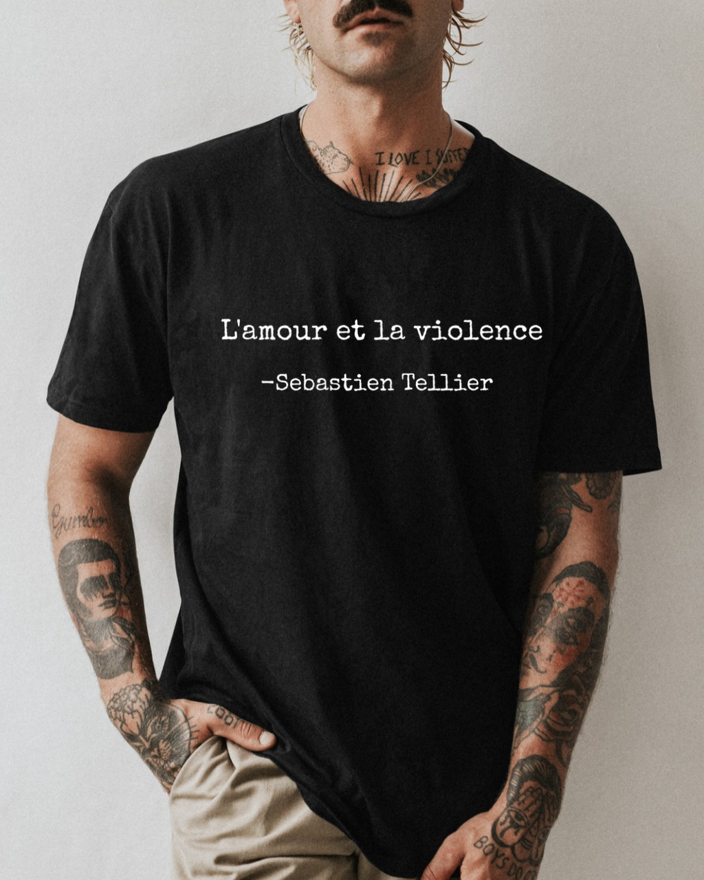 Playera Sébastien Tellier — L'Amour et la Violence