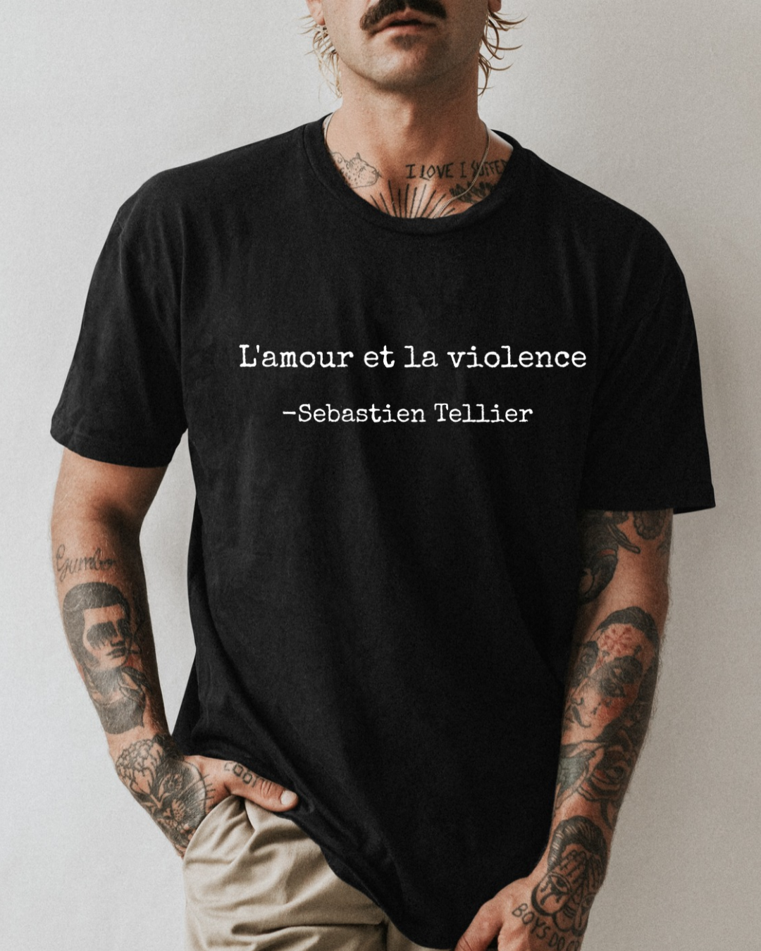 Playera Sébastien Tellier — L'Amour et la Violence
