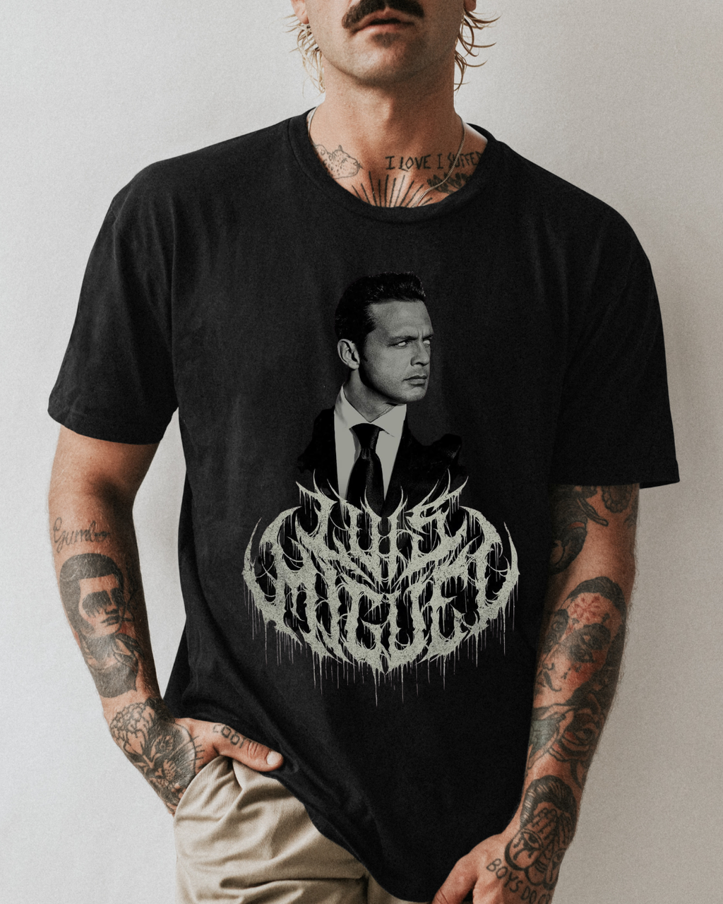 Playera Luis Miguel – Edición Letras Metal