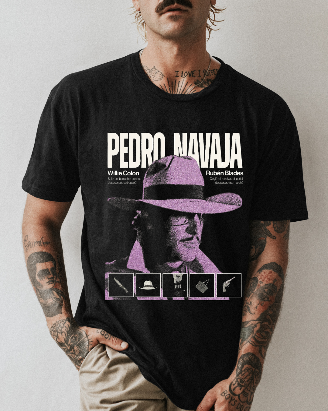 Playera “Pedro Navaja” – Edición Salsa Legendaria