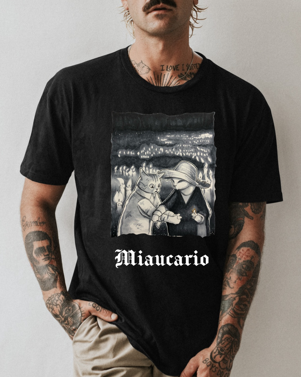 Playera MIaucario (Macario)