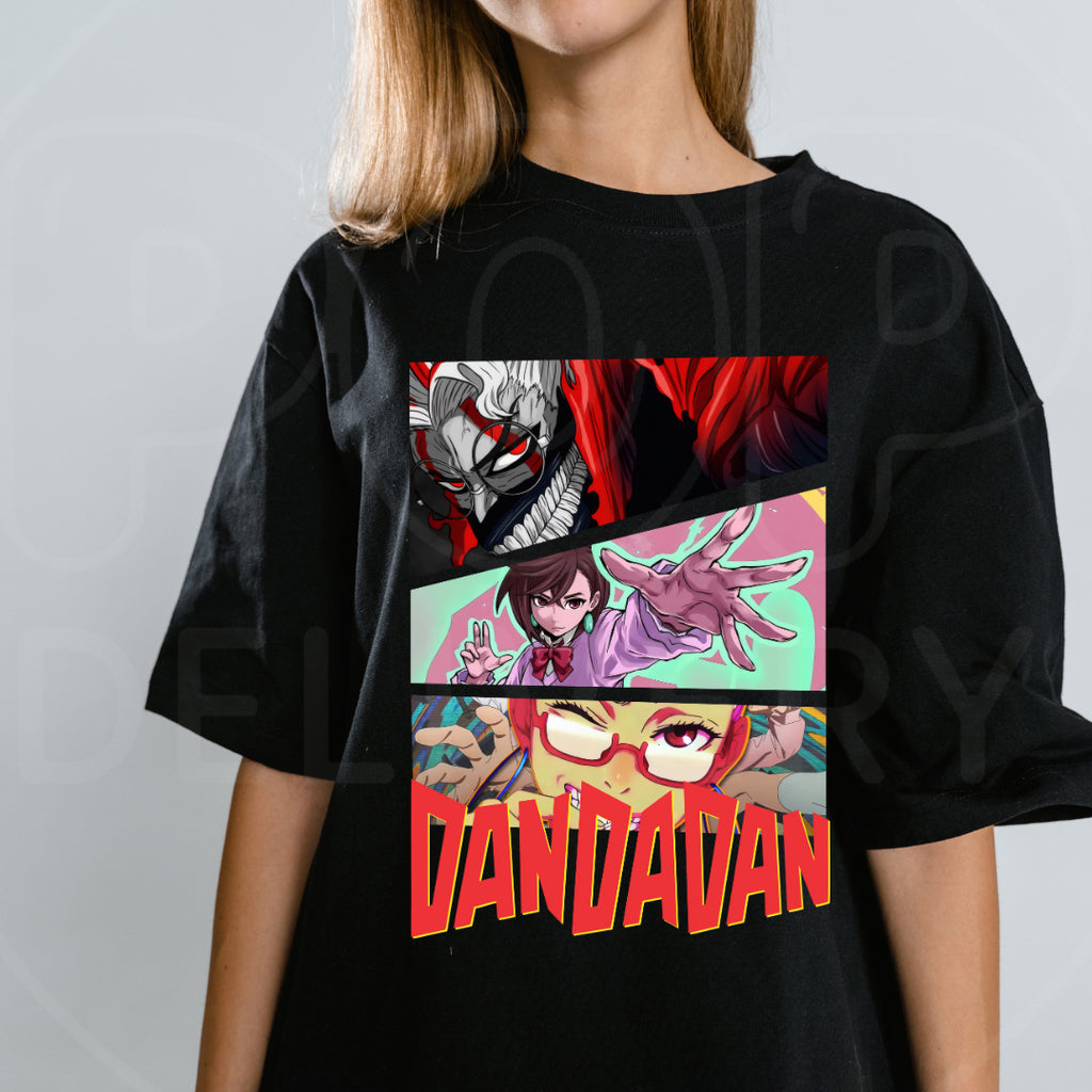 Camisa Okarun, Momo & Seiko – Dandadan