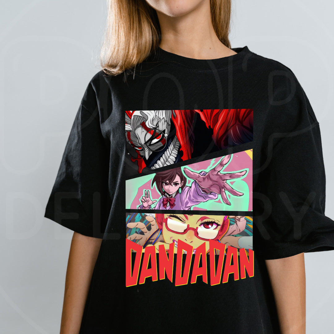 Camisa Okarun, Momo & Seiko – Dandadan