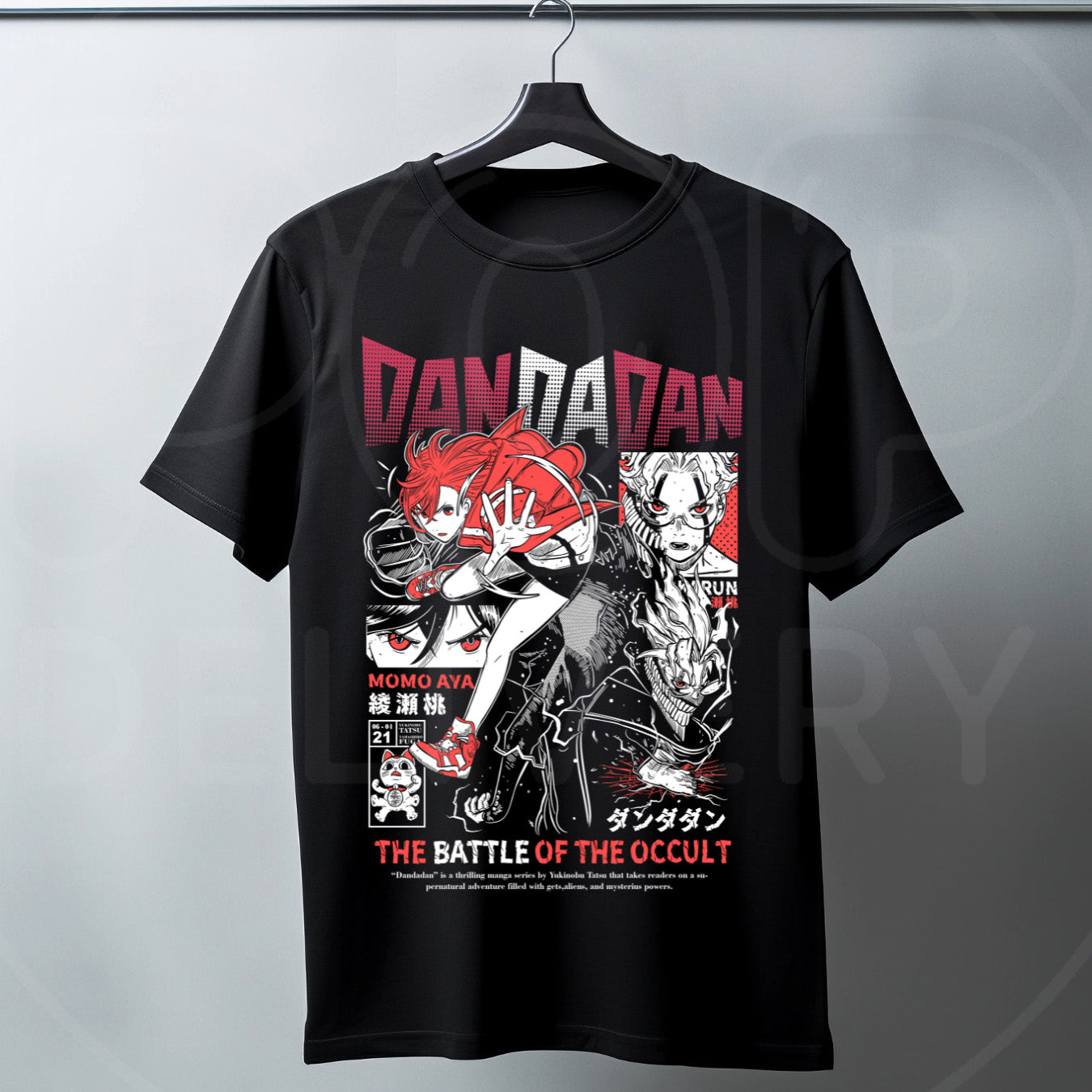 Camisa Momo, Okarun &amp; Turbo Abuela – Dandadan