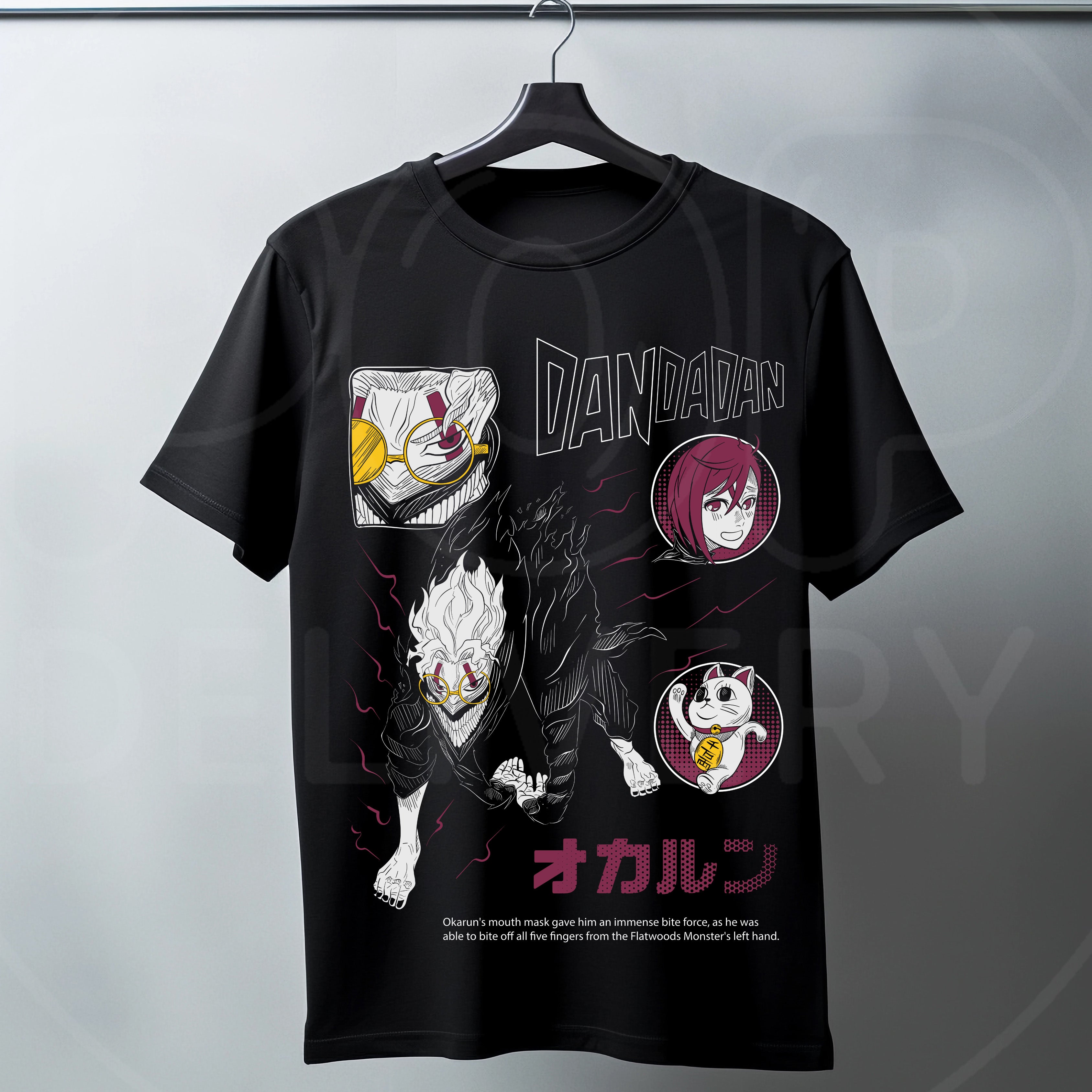 Camisa Momo, Okarun & Turbo Abuela – Dandadan