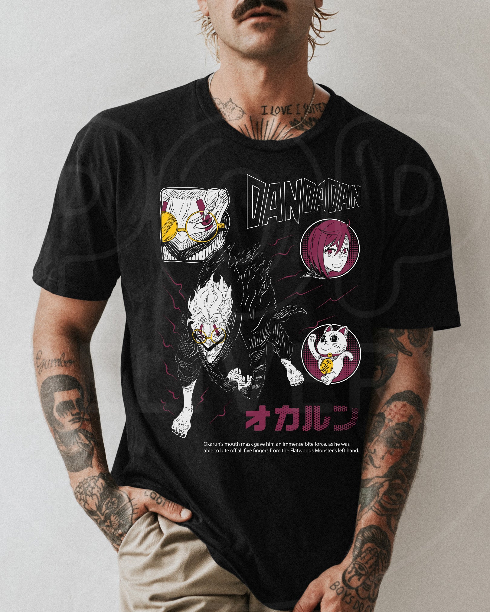 Camisa Momo, Okarun & Turbo Abuela – Dandadan