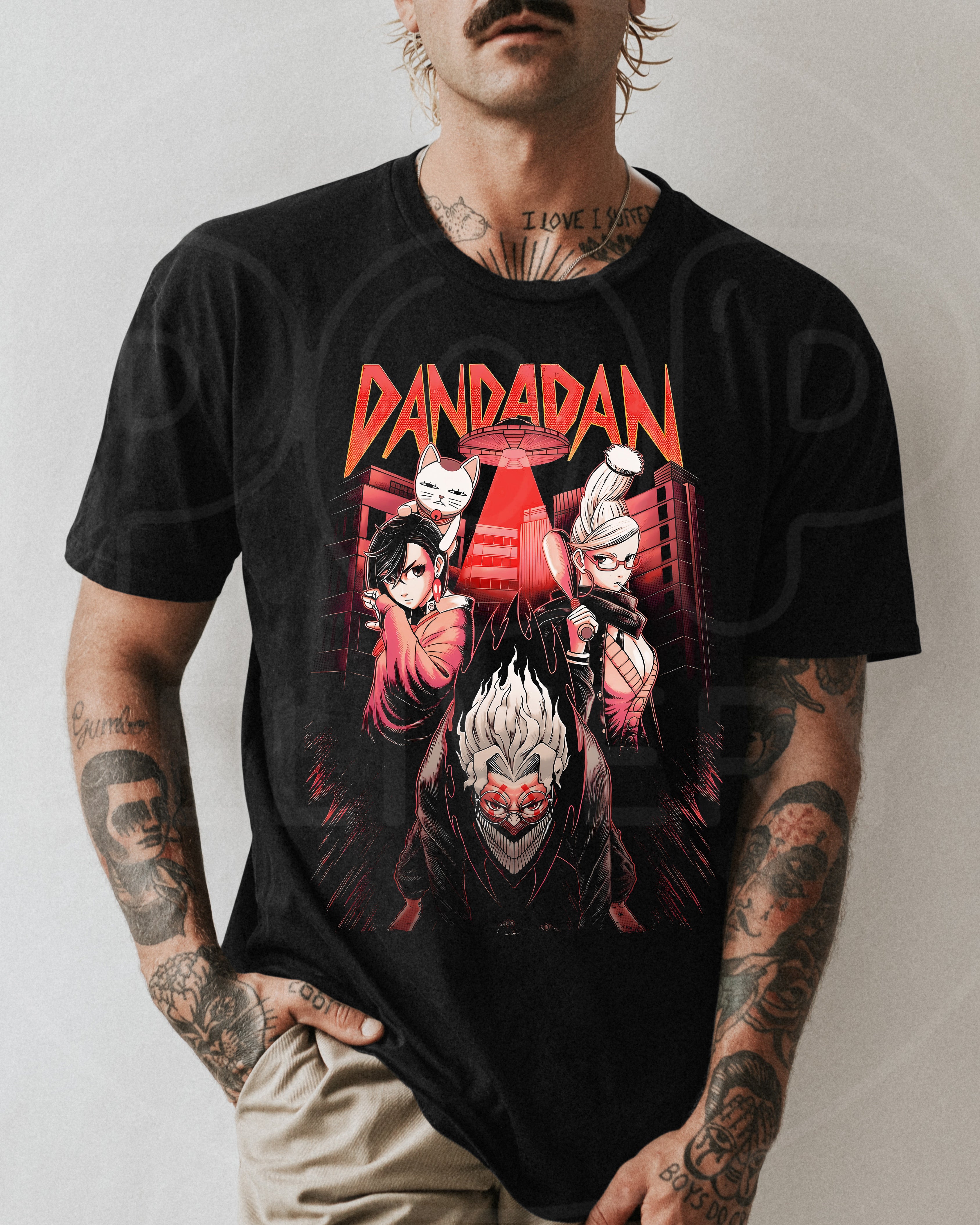 Camisa Momo, Okarun & Las Abuelas – Dandadan