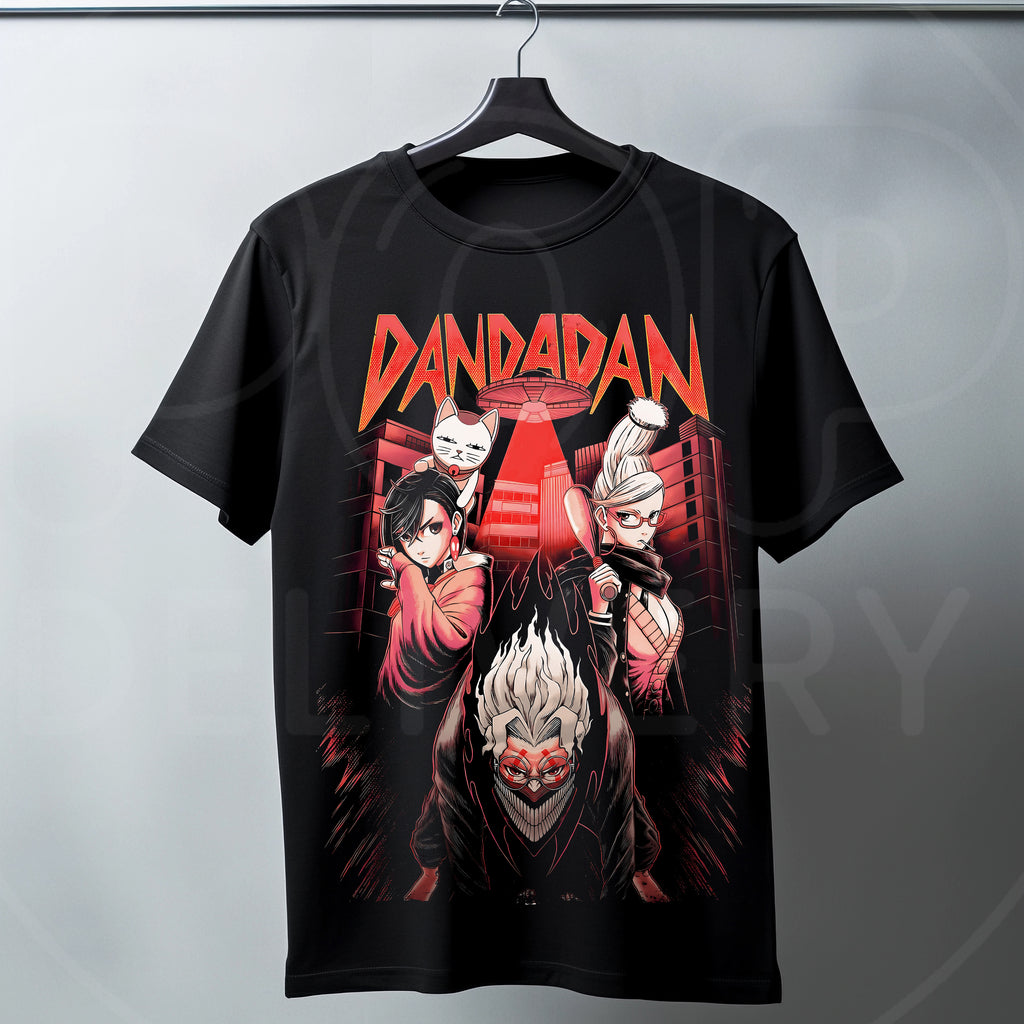 Camisa Momo, Okarun & Las Abuelas – Dandadan