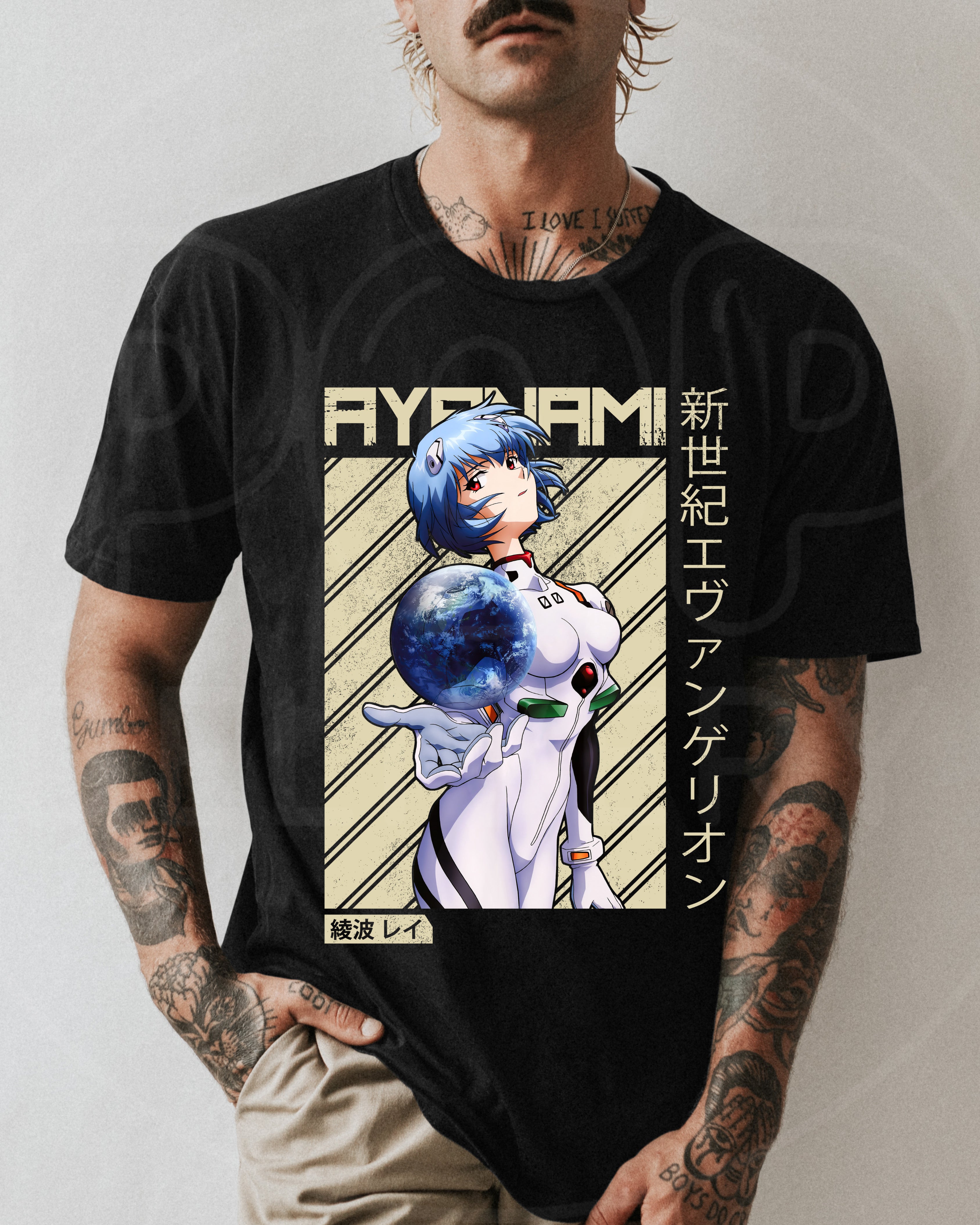 Camisa Evangelion Rei Ayanami Mundo