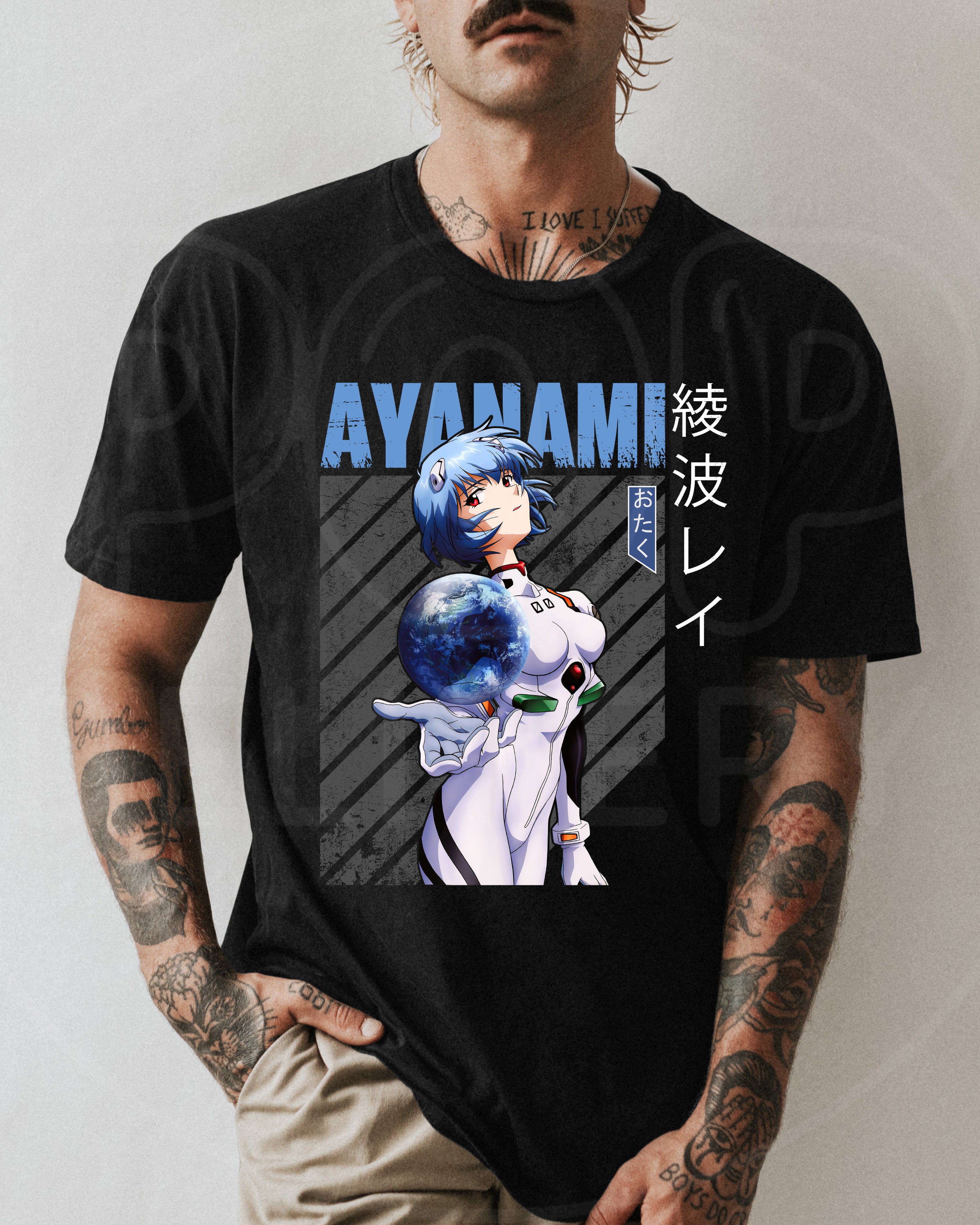 Camisa Evangelion Rei Ayanami Mundo