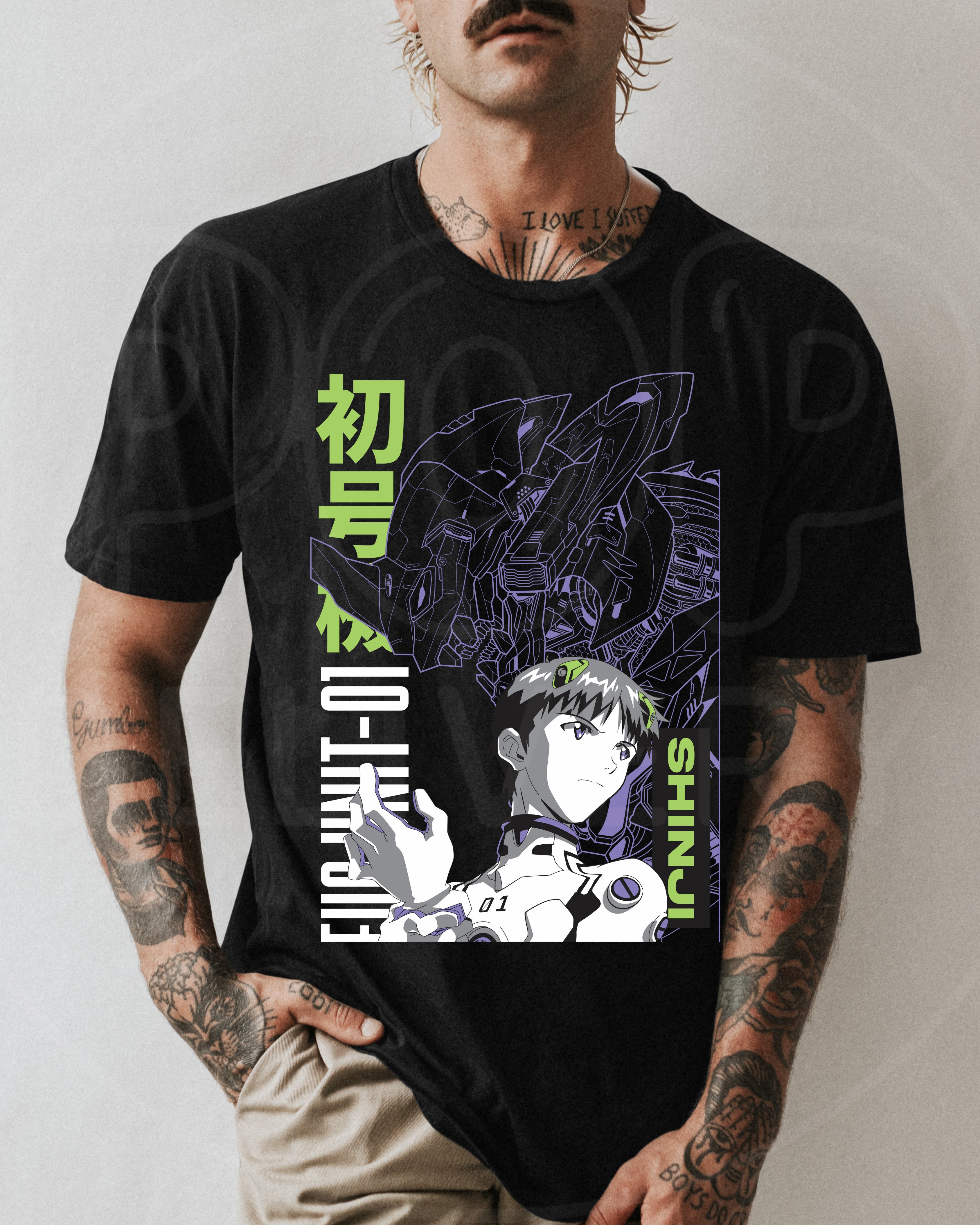 Camisa Evangelion EVA 01  Shinji