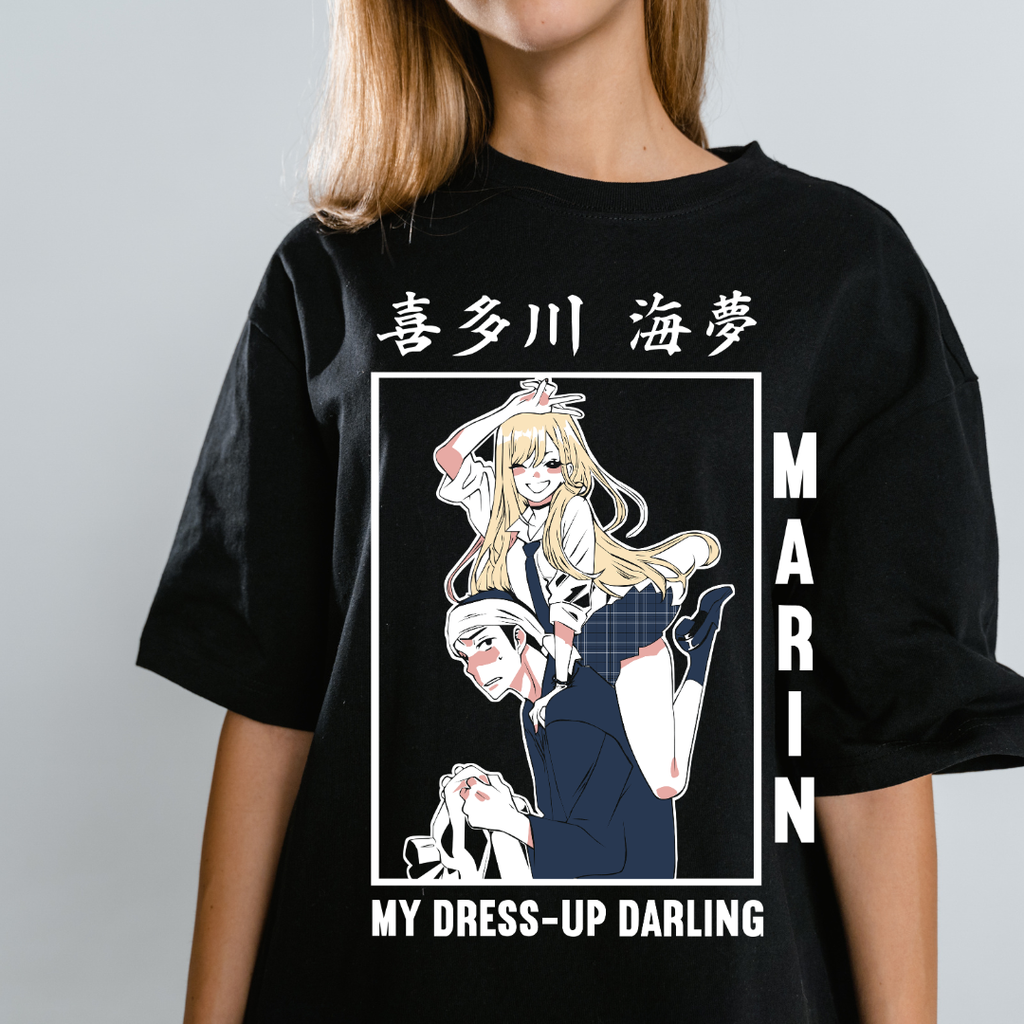 Playera Marin Kitagawa y Gojo – My Dress-Up Darling Anime Shirt