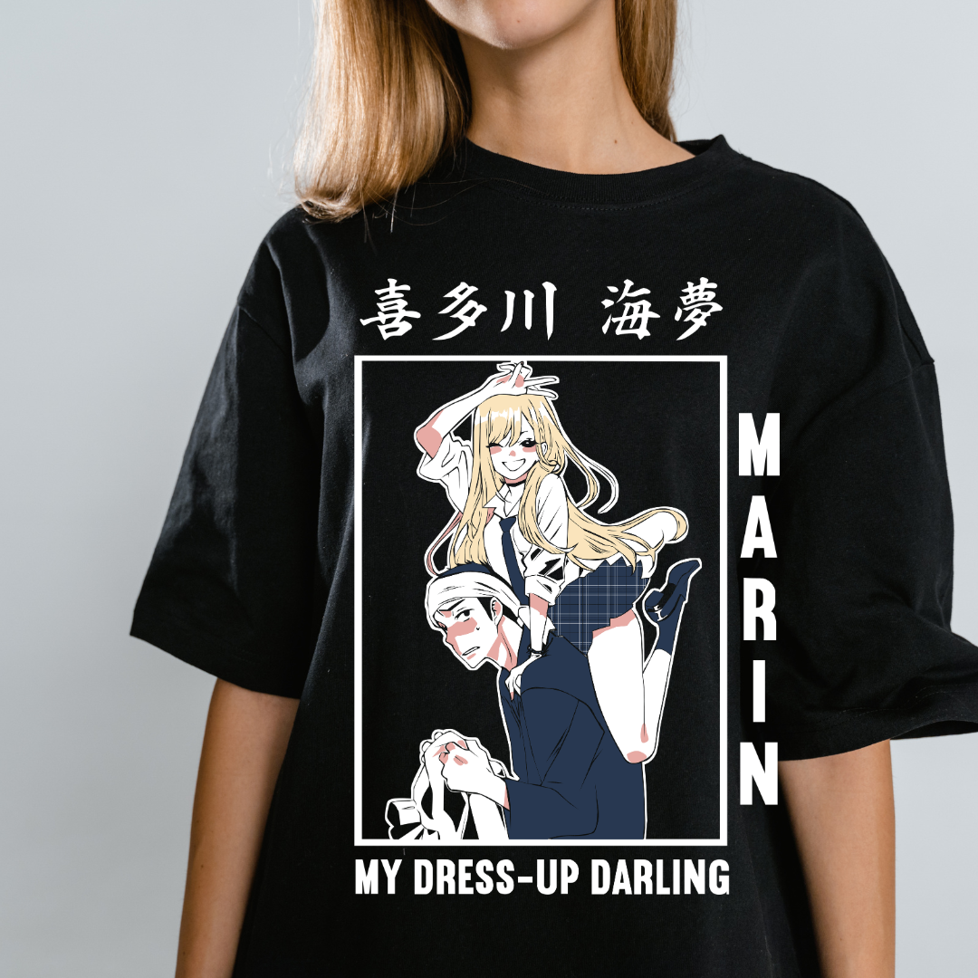 Playera Marin Kitagawa y Gojo – My Dress-Up Darling Anime Shirt
