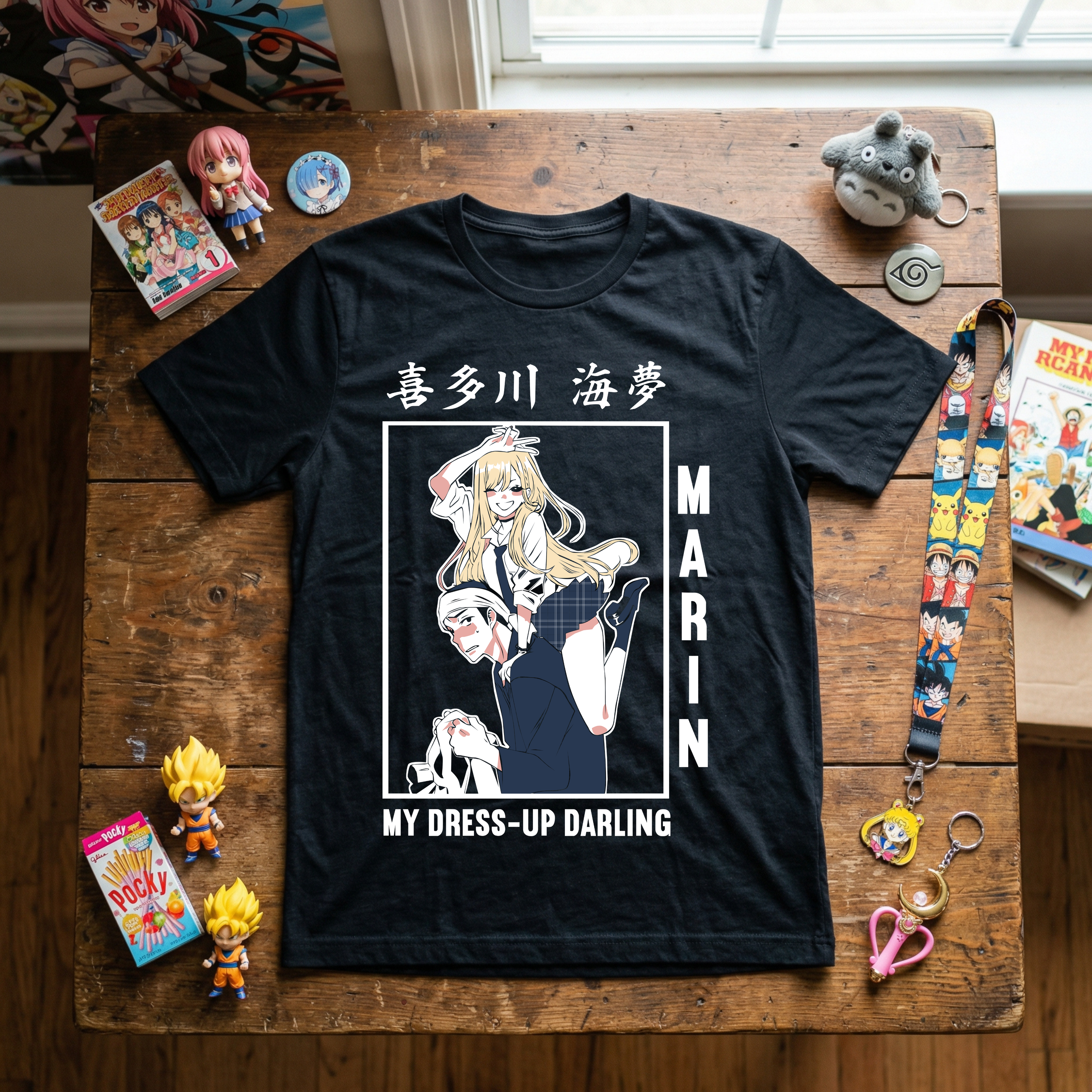 Playera Marin Kitagawa y Gojo – My Dress-Up Darling Anime Shirt
