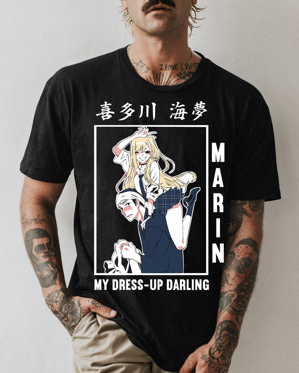 Playera Marin Kitagawa y Gojo – My Dress-Up Darling Anime Shirt
