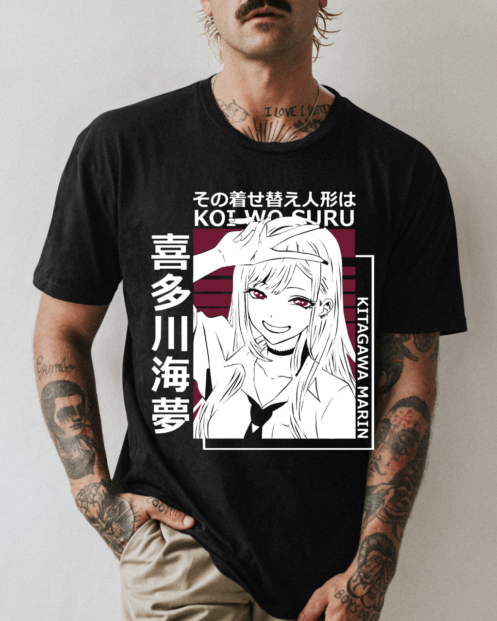 Playera Anime Marin Kitagawa – My Dress-Up Darling Fan Art