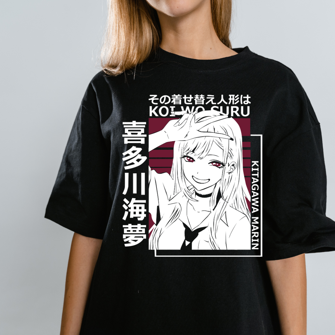 Playera Anime Marin Kitagawa – My Dress-Up Darling Fan Art