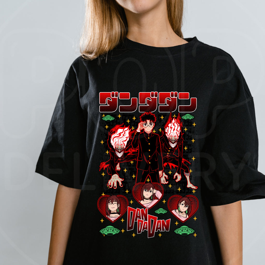 Camisa Okarun &amp; Momo – Dandadan