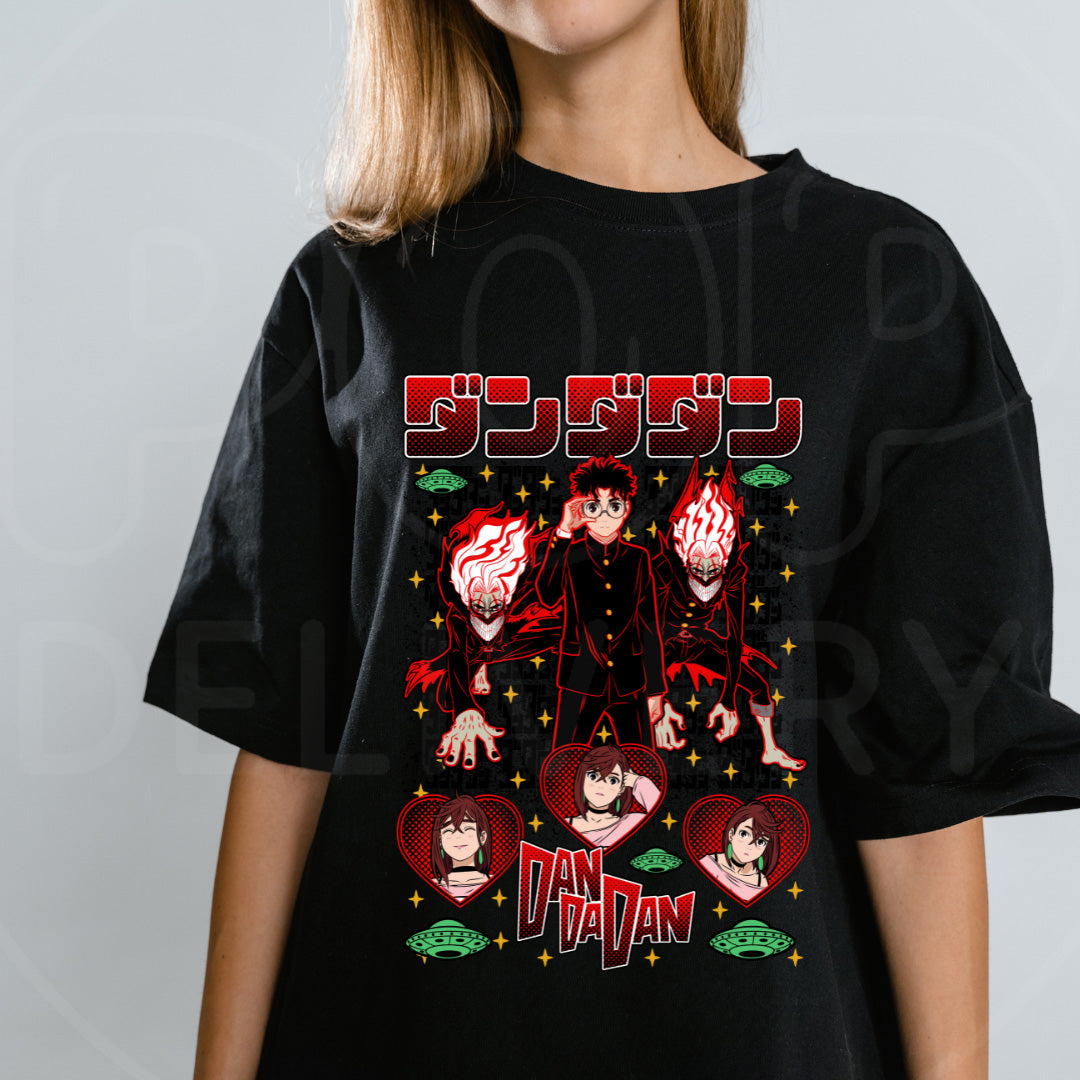 Camisa Okarun &amp; Momo – Dandadan
