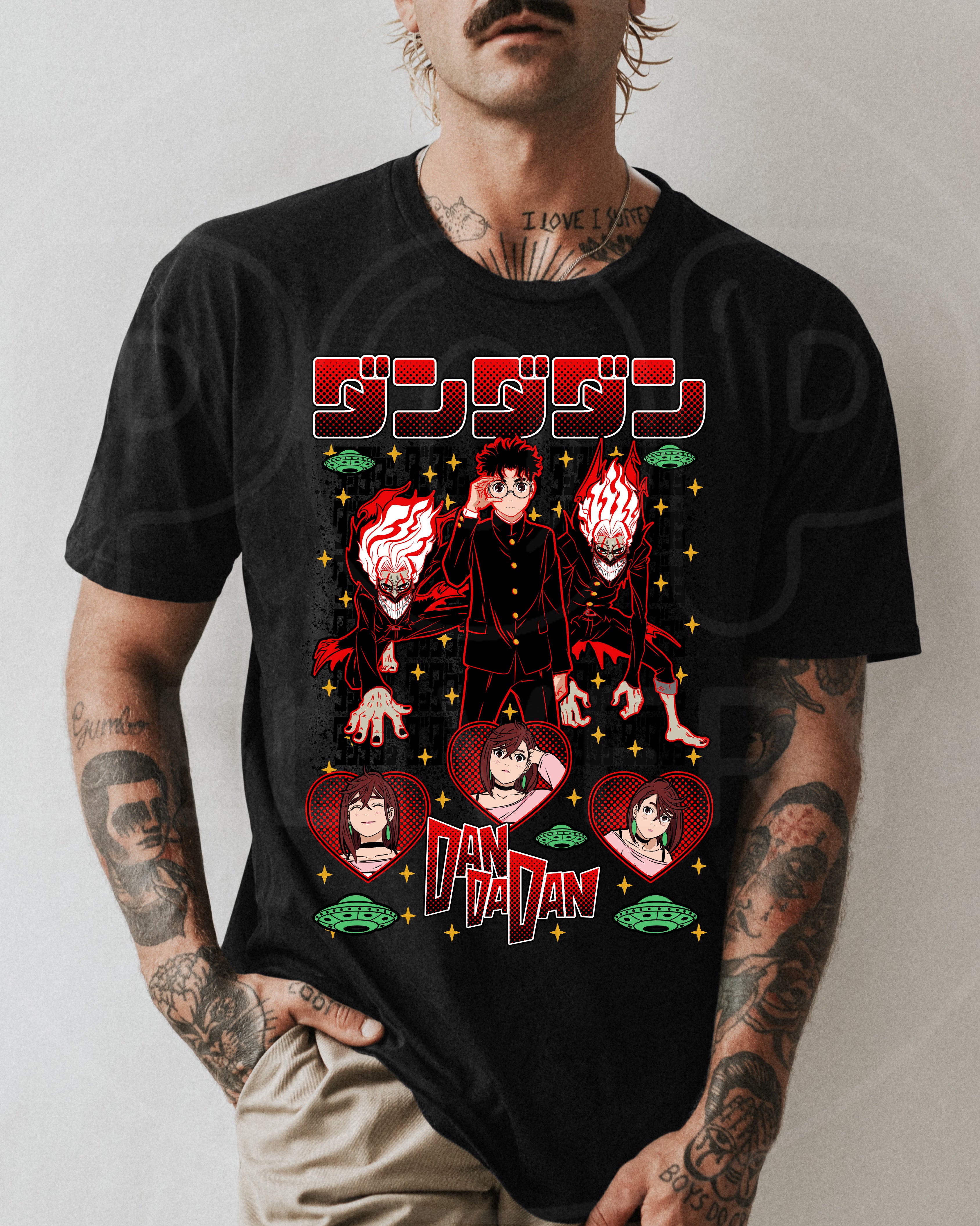 Camisa Okarun &amp; Momo – Dandadan